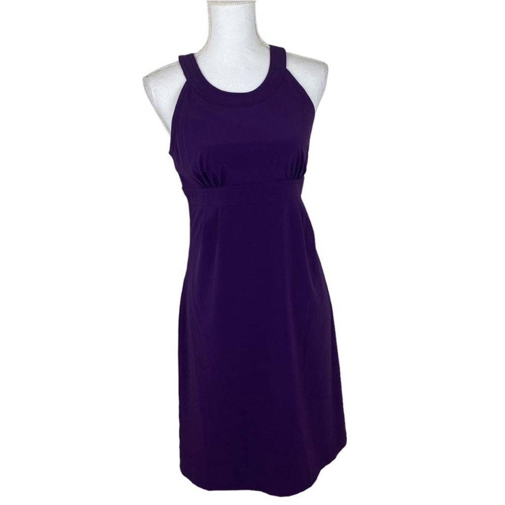 Athleta Women's Voyage Day Dress Purple Size 12 Athleisure Tennis Athletic